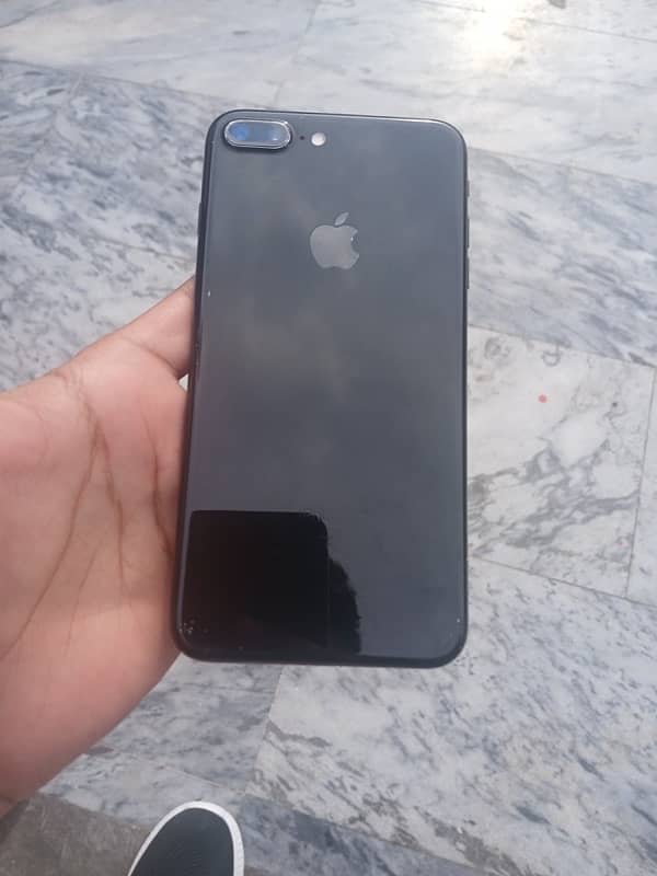 iPhone 7plus 128 GB jet black PTA approved 2