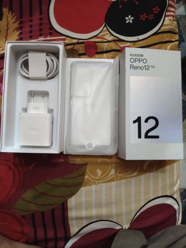 Urgent Oppo reno 12 new condition 5g with full box 12 / 512 1