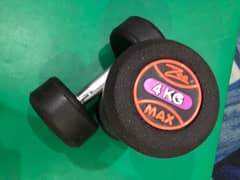 4 kg pair of dumbbells