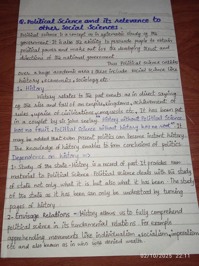 Handwritten assignment 3