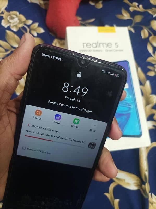 Realme 5 with Box 4/64 no any fualt 03172914918 4