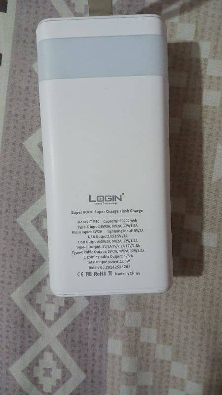 Login 30000mAh Power Bank with warranty card! 3