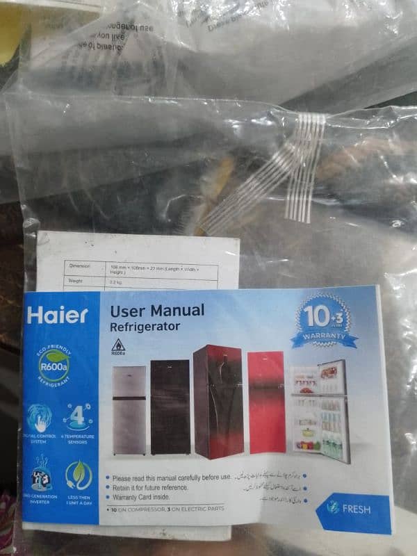 Haier refrigerator inverter full size 5