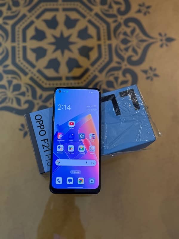 Oppo F21pro mobile pta approved 8gb Ram 128gb 1