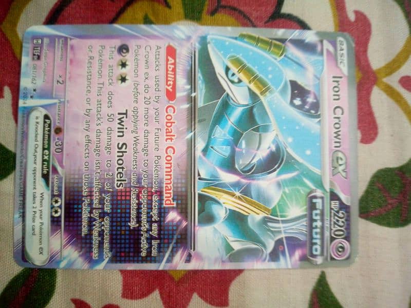 pokemon iron crown ex card 0