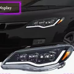 Custom headlight & backlight for any car