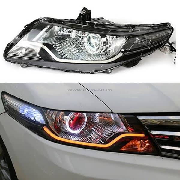 Custom headlight & backlight for any car 3