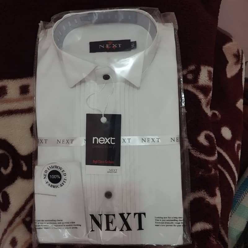 Dress shirt Pure cotton  office shirt White & Black color available 0