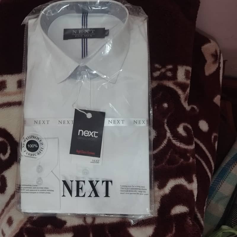 Dress shirt Pure cotton  office shirt White & Black color available 1