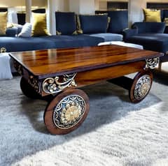 Ramadan sale moddern Coffee Table, New arrival ,Wheel design. stylish,