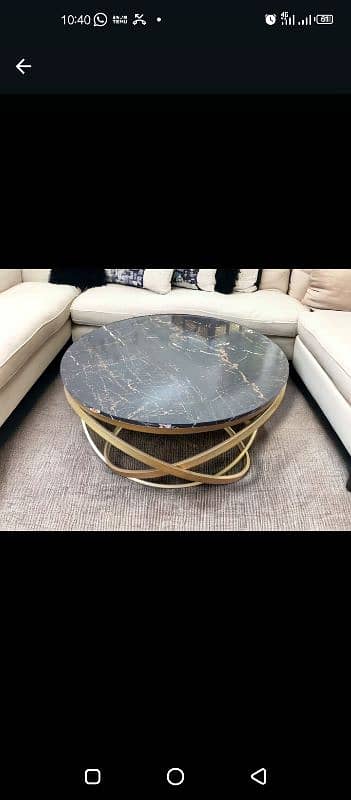 MS Center Table Coffee Table New Arrival, Round Shape, Elegant, unique 0