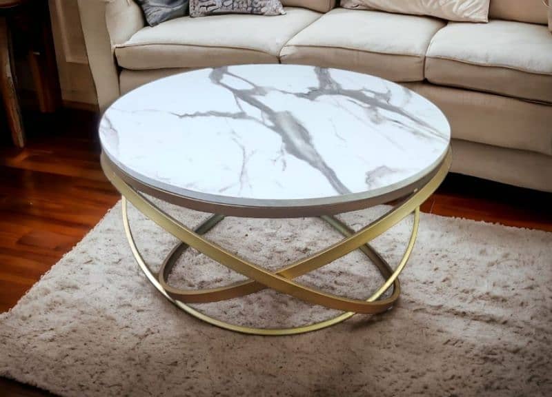 MS Center Table Coffee Table New Arrival, Round Shape, Elegant, unique 1