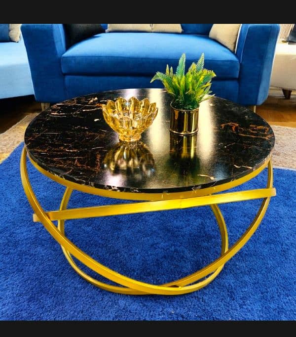 MS Center Table Coffee Table New Arrival, Round Shape, Elegant, unique 3