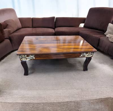 Modern Coffee Table, New arrival, , Center Table, Shesham Legs
