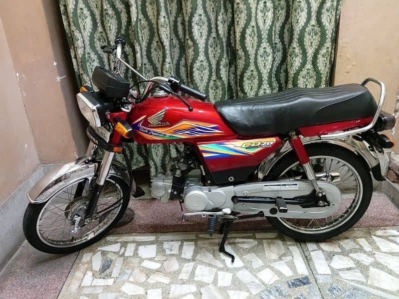 Honda CD 70 2020 Model special number 4554 (0/3/2/0/4/0/9/2/4/2/9) 3