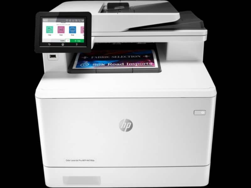 HP wireless laser printer 479 fdw MULTIFUNCTION (PRINT, COPY,SCAN,FAX) 1