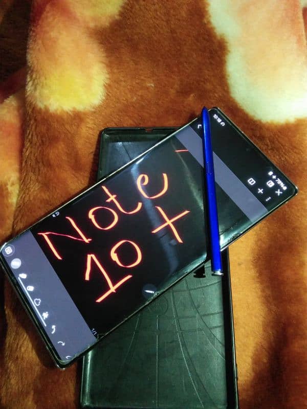 Samsung note 10 plus 10/10 no dot no shade not any single fault 0