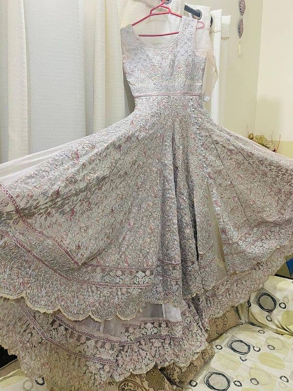 nikkah maxi / bridal wear / nikkah dress / party wear also tail maxi 0