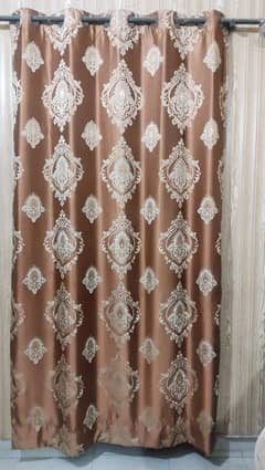 Silk curtains