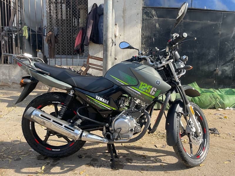 Yamaha YBR 125G for sale in Mate Green Color 7