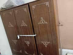 Selling three used dressing table and a cupboard