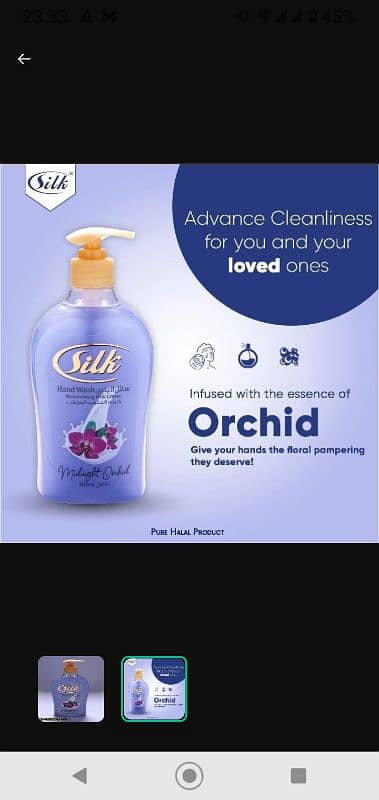 Midnight Orchid Hand wash Single Pack 0