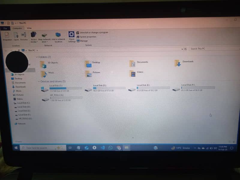 Laptop with Little Screen Damage 1