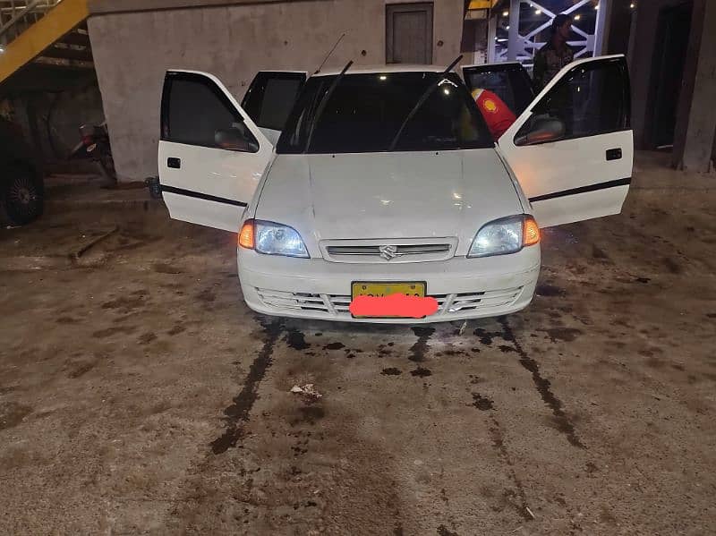 Suzuki Cultus VXL 2010 White Own Engine, AC, Power Window and Steering 0