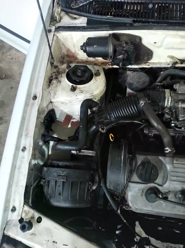 Suzuki Cultus VXL 2010 White Own Engine, AC, Power Window and Steering 4