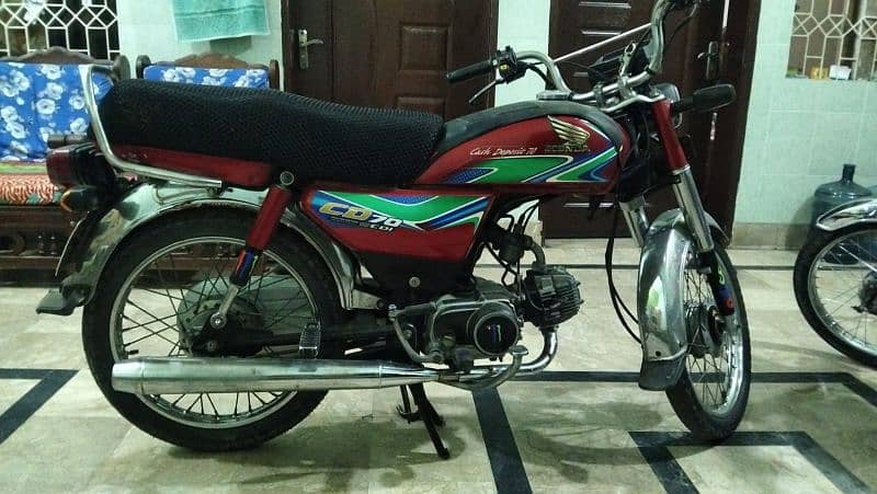 Honda CD 70 For Sale 2017 Model/Color Red 1