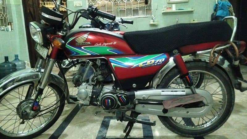 Honda CD 70 For Sale 2017 Model/Color Red 2