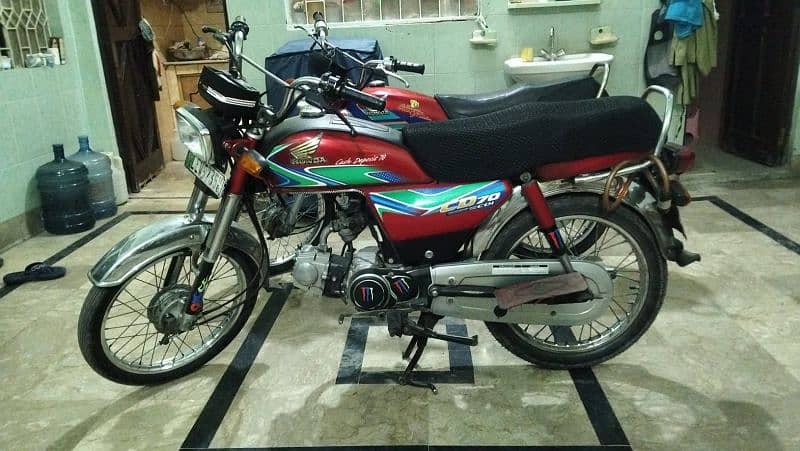 Honda CD 70 For Sale 2017 Model/Color Red 3