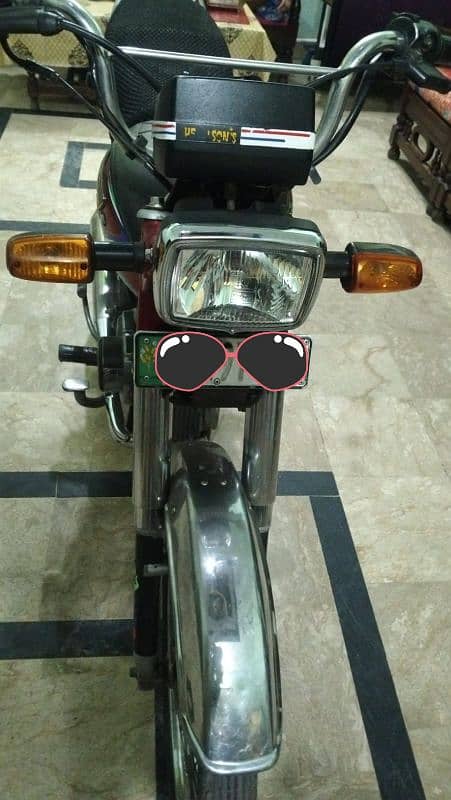 Honda CD 70 For Sale 2017 Model/Color Red 8