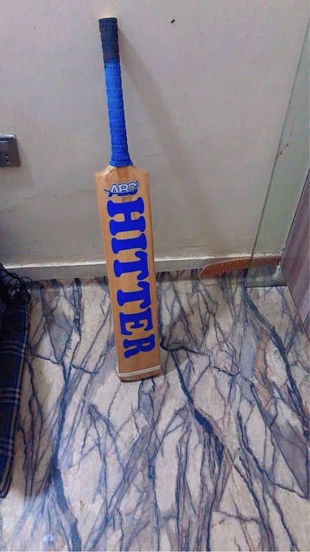 2 days used bat for tape ball cricket  argent sale 1