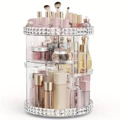 360-Degree Rotating Makeup Organizer free delivery cash on delivery