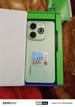 infinix hot 40i 9 months warranty complete box