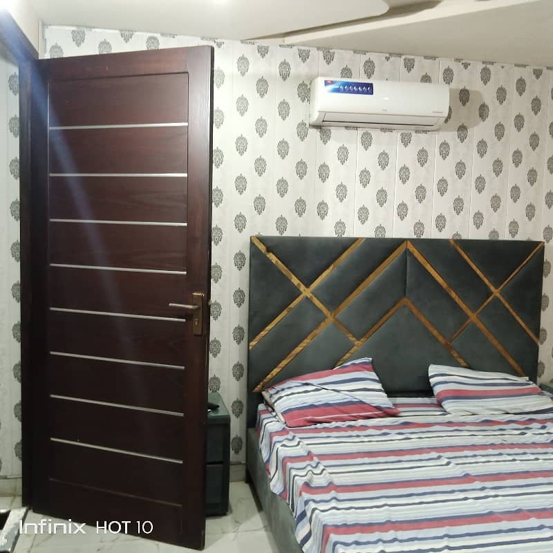 One Bed Fully Furnished Flat Available For Rent In Sector D Bahria Town Lahore 1