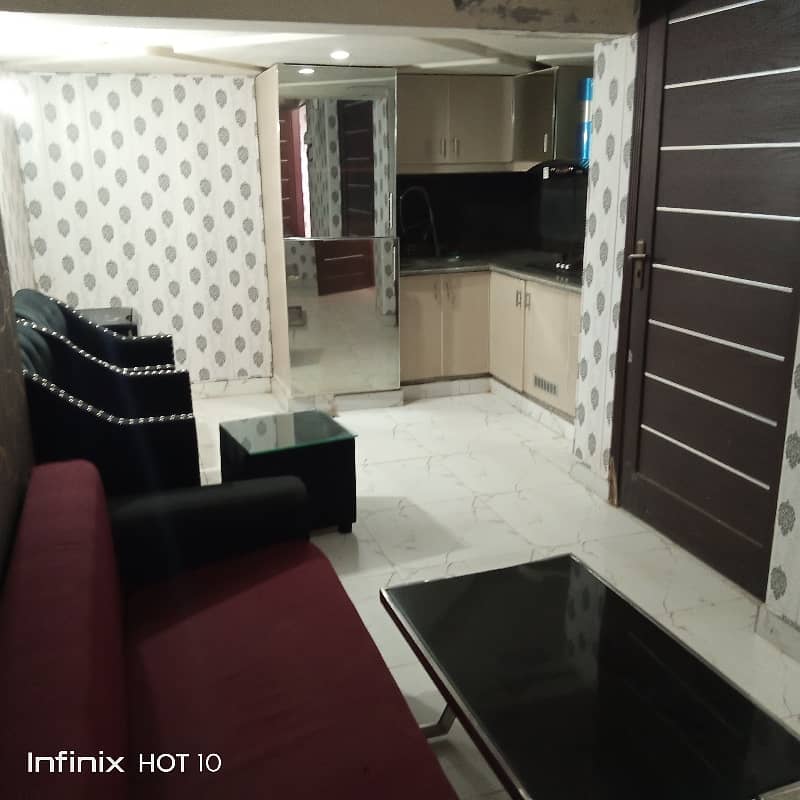 One Bed Fully Furnished Flat Available For Rent In Sector D Bahria Town Lahore 2