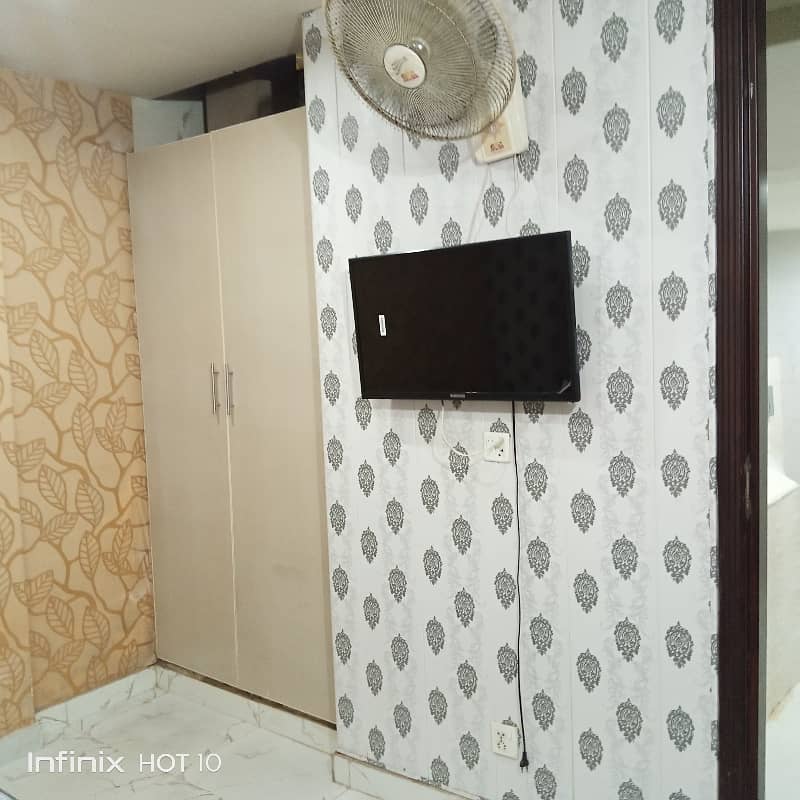 One Bed Fully Furnished Flat Available For Rent In Sector D Bahria Town Lahore 6