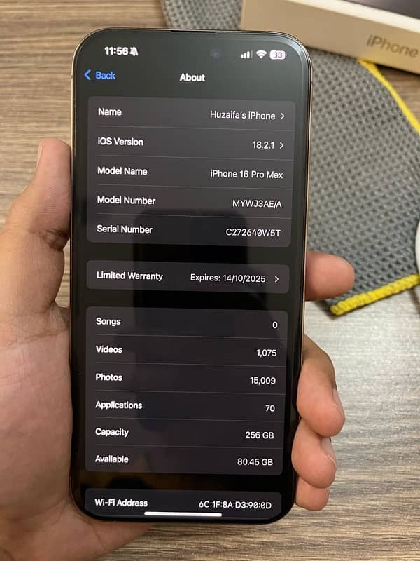 Iphone 16 Pro Max Desert Titanium 256 GB 10