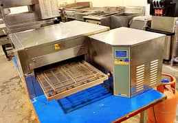 JK Zeus Conveyor belt pizza oven 18" Korean, dough mixer cheese crushe