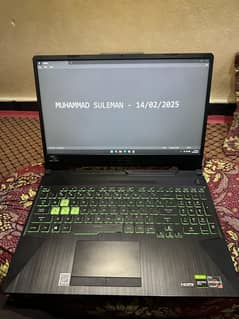 ASUS TUF F15 R7 4800H GTX 1660Ti 6GB 32gb 3200mhz 10/10 condition