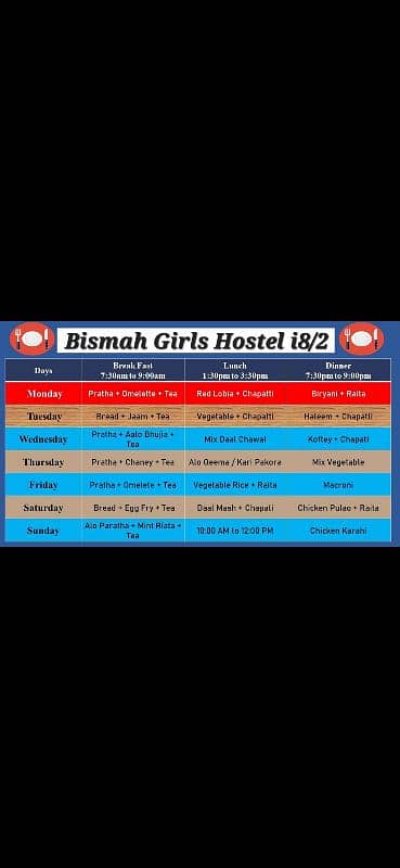 Girls hostel i-8/2 11