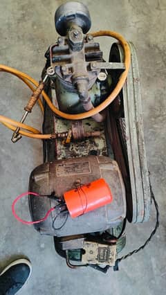 air compressor and vise