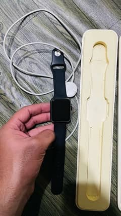 Apple watch series 1, Aluminium 42 mm, silver color. 9.5/10 condition