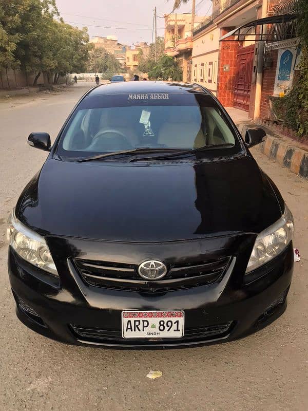 Toyota Corolla 2008 model 2009 registered 2