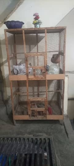 cage 6ft hight by 3 dual portion