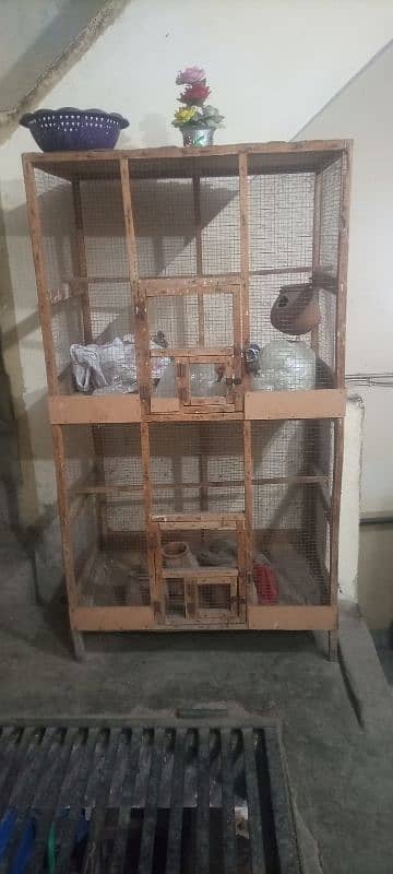 cage 6ft hight by 3 dual portion 0