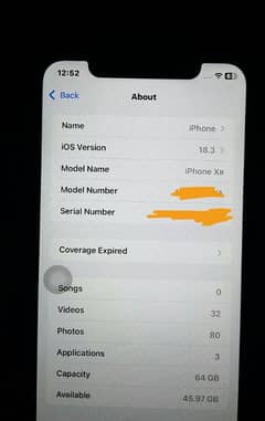 IPHONE XR NON PTA ( urgent sale )