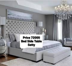 Bed set - king size bed- double Bed- solid Bed- wooden Bed set